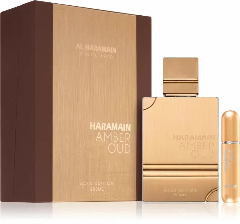 Al Haramain Amber Oud Gold EDP + Recargable eau de parfum 200 ml (6.7 oz)