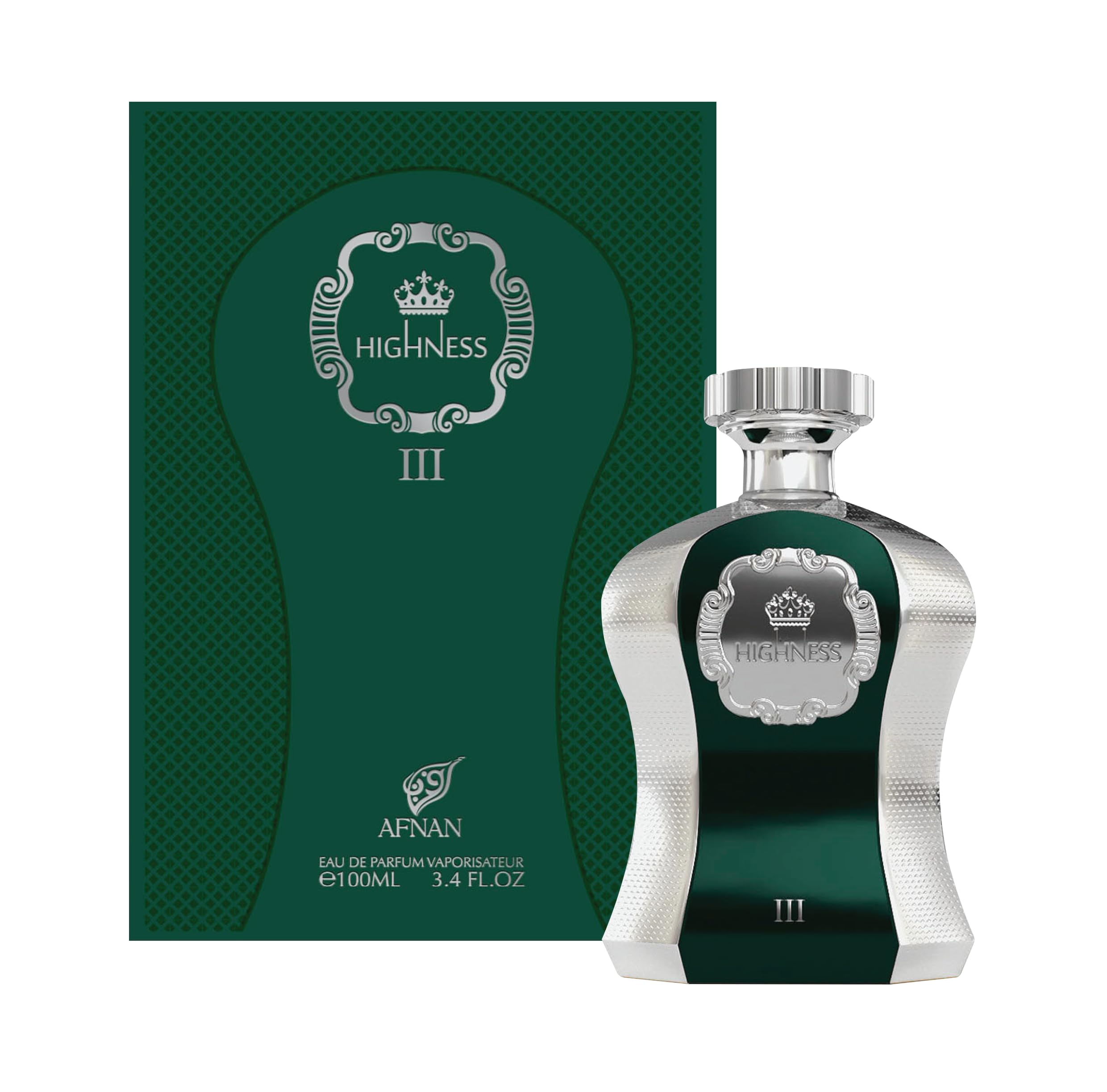 Afnan Highness Green III EDP 100 ml para Hombre - frasco de eau de parfum masculina de Afnan