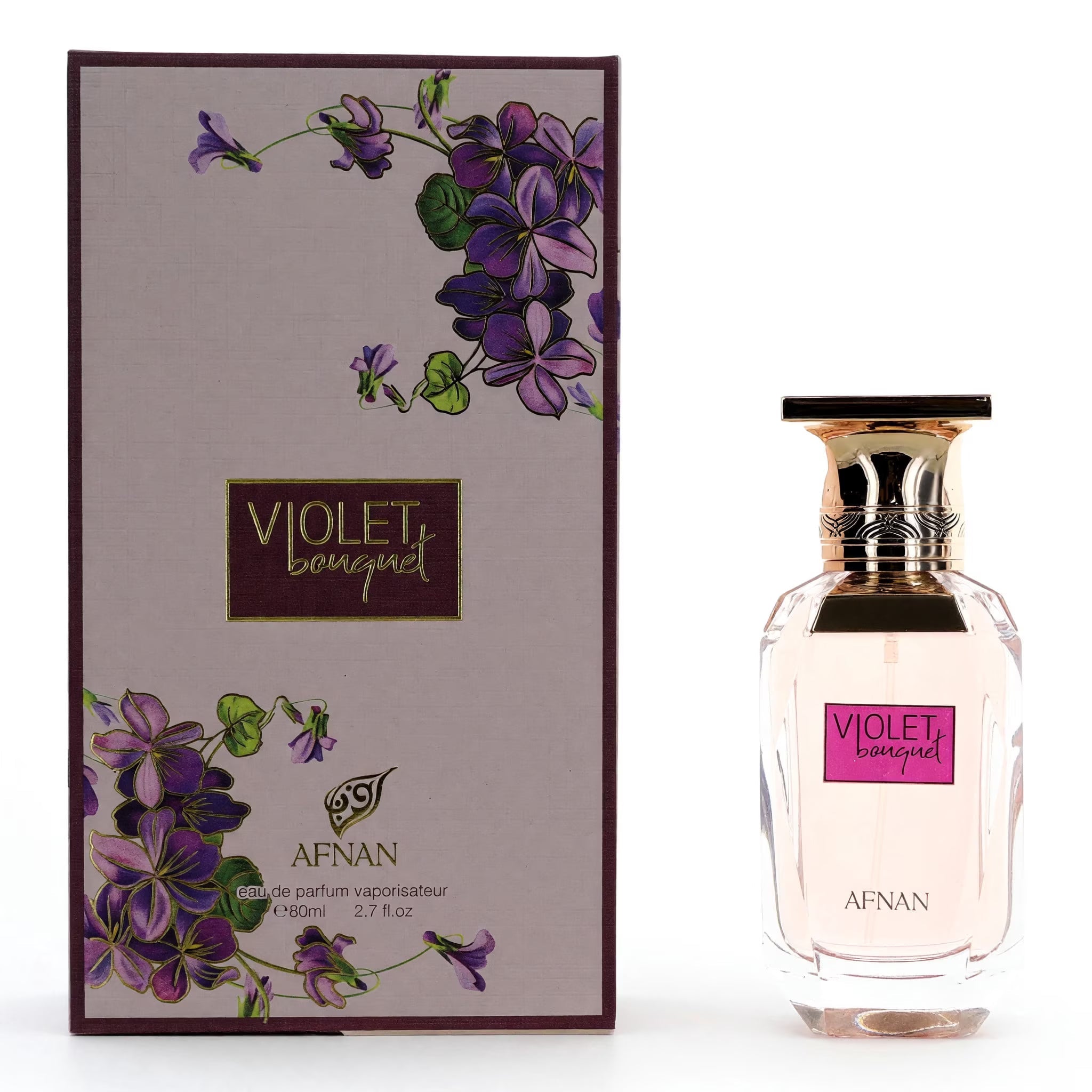 Afnan Violet Bouquet EDP 80 ml para Mujer - frasco de eau de parfum femenina de Afnan