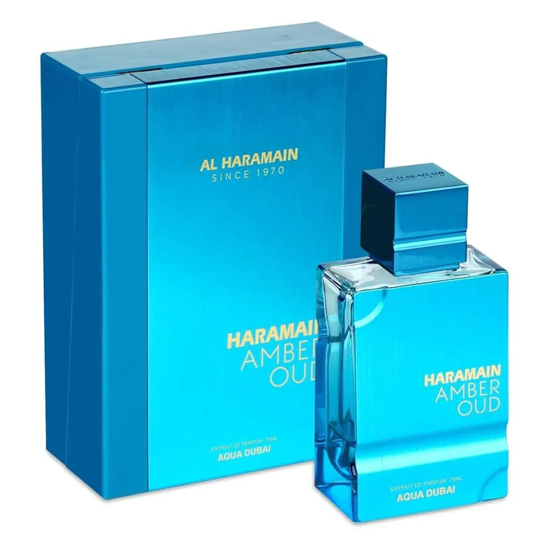 Perfume Al Haramain Amber Oud Aqua Dubai para unisex - Perfume Supremo