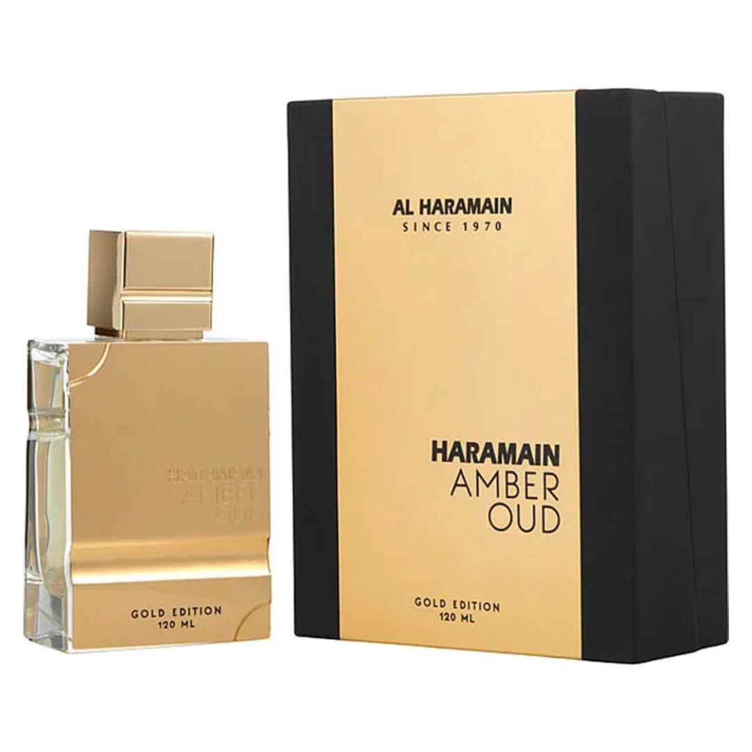 Perfume Al Haramain Amber Oud Gold Edition Negro para unisex - Perfume Supremo