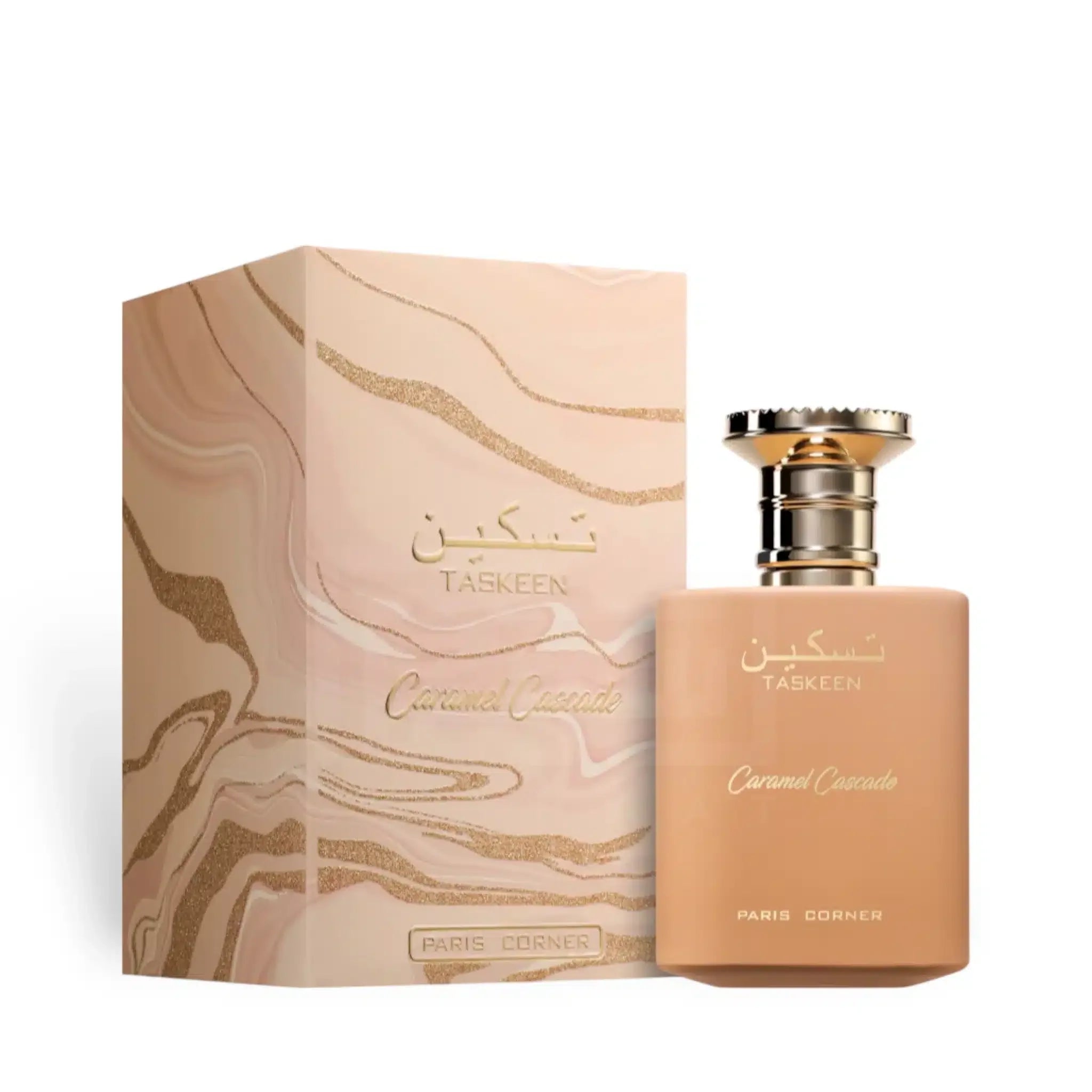 Paris Corner Taskeen Caramel Cascade EDP 100 ml Unisex - frasco de eau de parfum unisex de Paris Corner