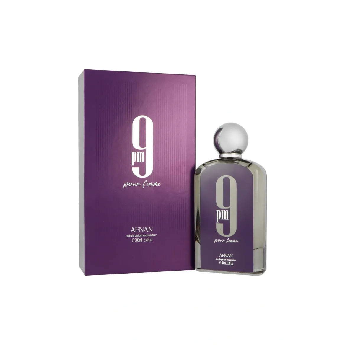 Afnan 9 Pm Pour Femme EDP 100 ml para Mujer - frasco de eau de parfum femenina de Afnan
