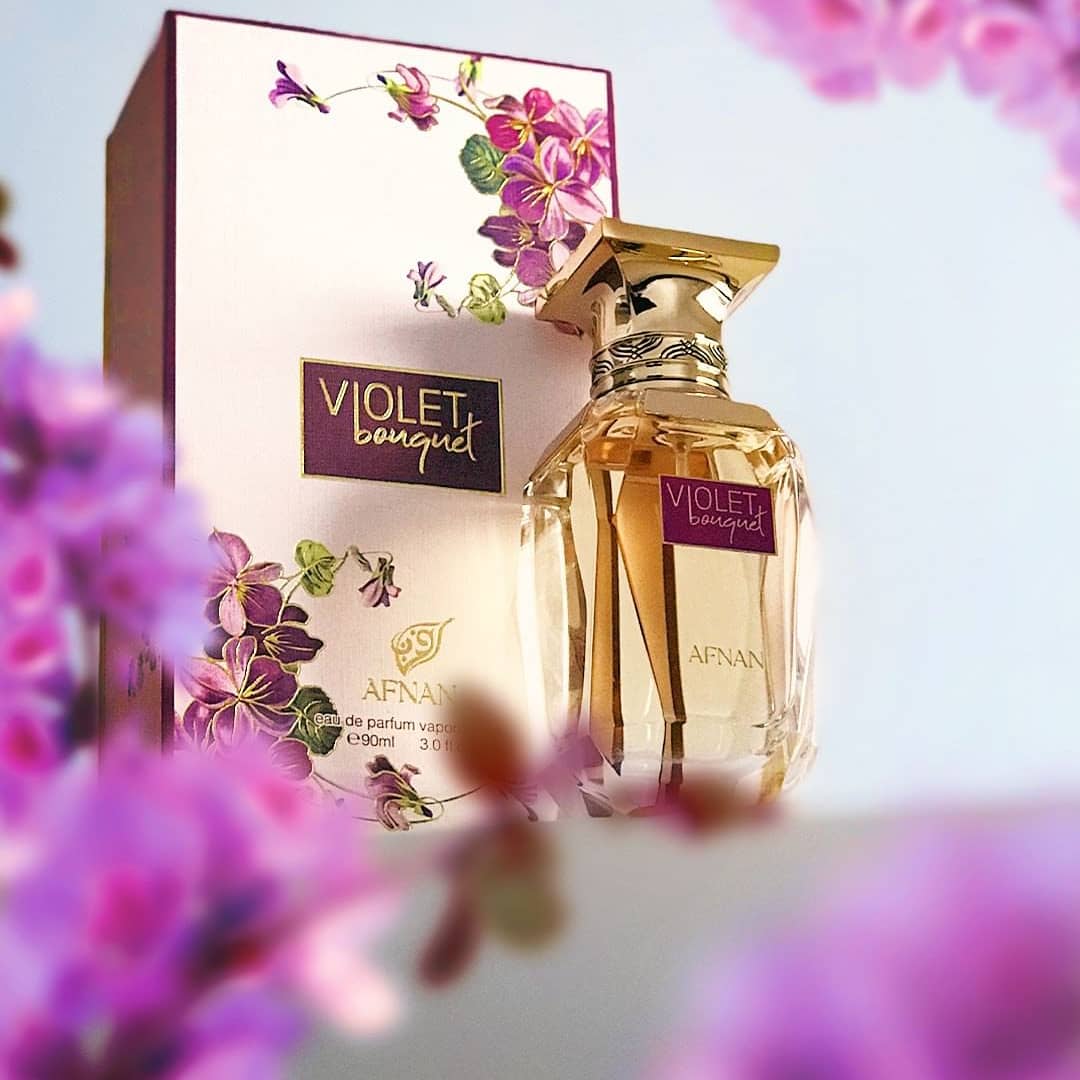 Afnan Violet Bouquet EDP 80 ml para Mujer - frasco de eau de parfum femenina de Afnan - vista 3