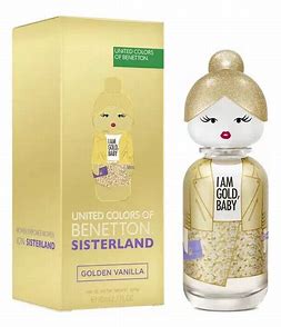 Perfume Benetton Sisterland Golden Vanilla para mujer - Perfume Supremo