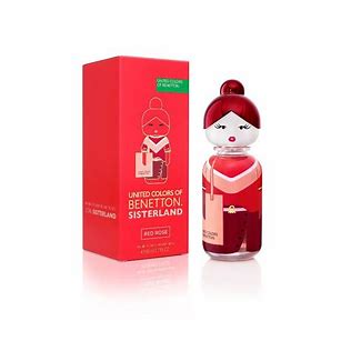 Benetton Sisterland Red Rose EDT 80 ml para Mujer - frasco de eau de toilette femenina de Benetton