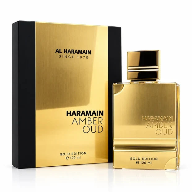 Perfume Al Haramain Amber Oud Gold Edition Negro para unisex - Perfume Supremo